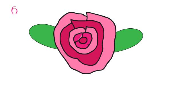 Cómo dibujar una rosa