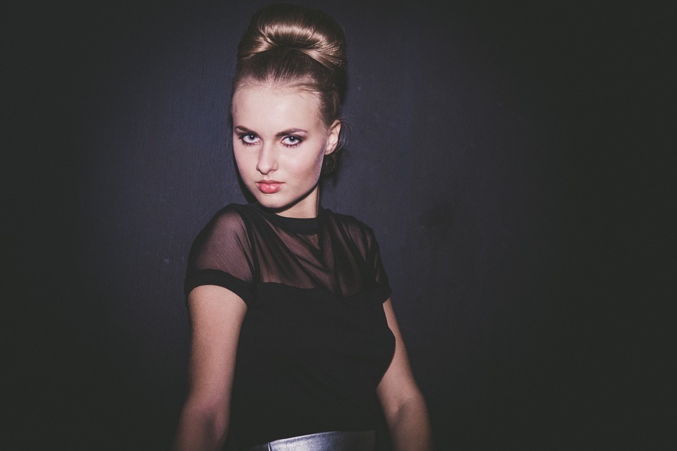 recogidos fáciles, moño alto