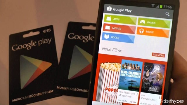 google play gift cards