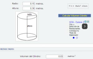 Cómo calcular el volumen de un cilindroa