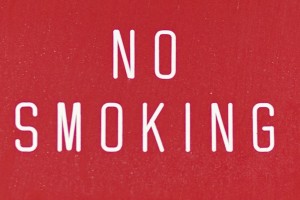 No smoking sign.