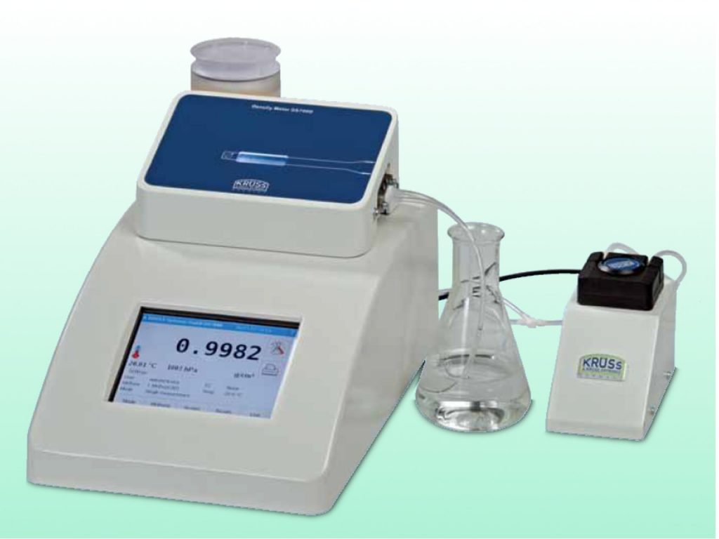 The automatic de´nsity meter DS7000 is a state of the art standard equipent in modern laboratories,