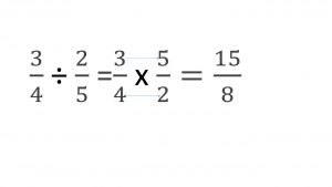 Cómo dividir fracciones