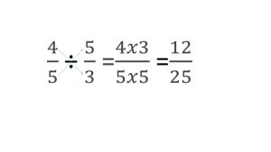 Cómo dividir fracciones