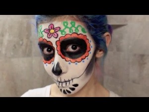 Cómo maquillarse de calavera mexicanaa