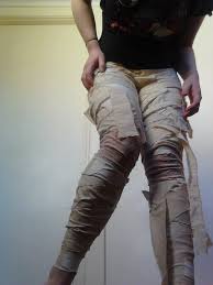 Cómo hacer un disfraz de momia