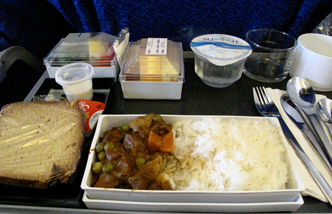 comer en avion