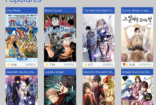 Mejores paginas para leer Manga por internet.