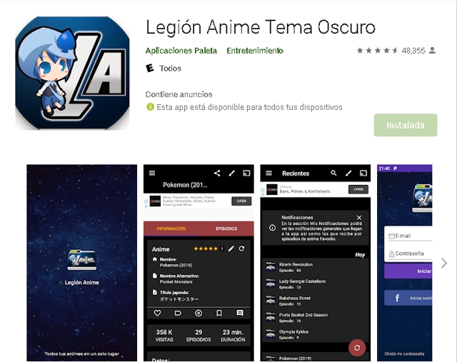 páginas para ver anime