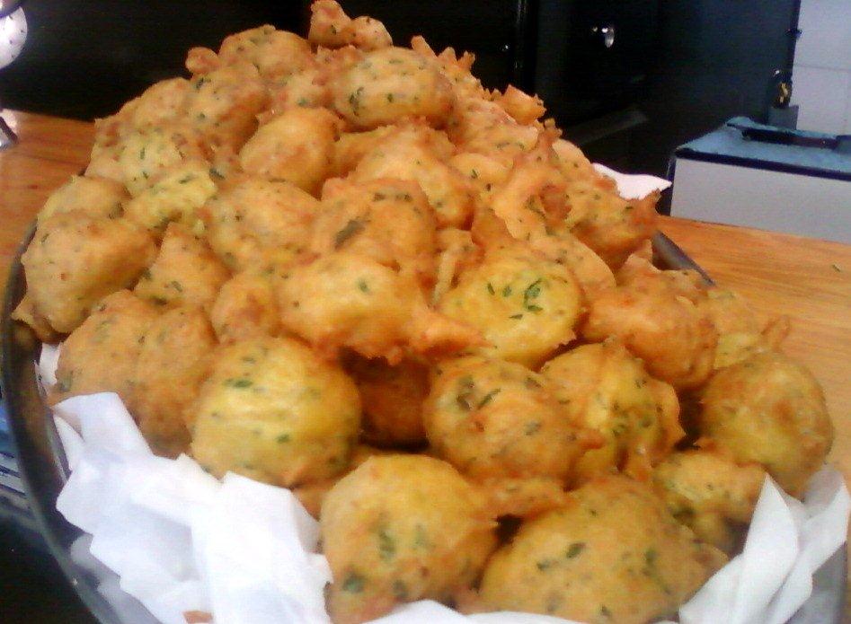 Cómo hacer buñuelos de bacalao