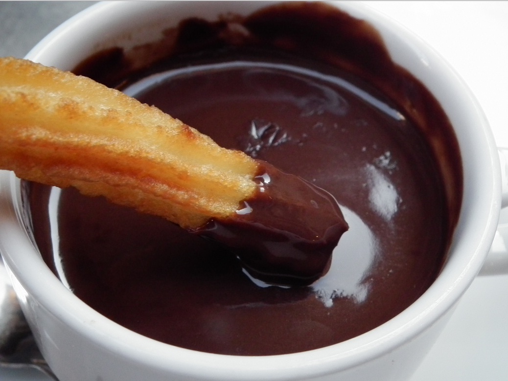 Cómo hacer churros de chocolate