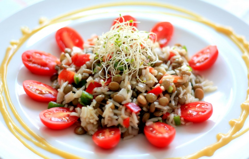 Cómo hacer ensalada de lentejas