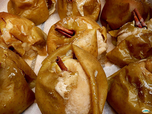 Cómo hacer manzanas asadas
