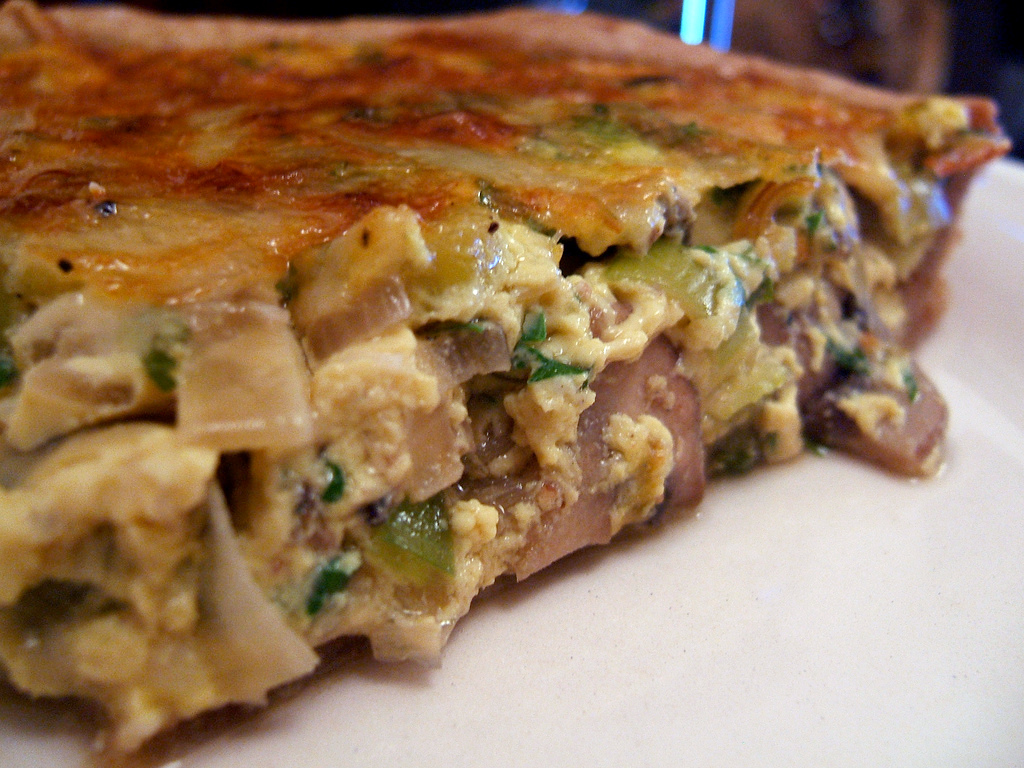 Cómo hacer una quiche lorraine