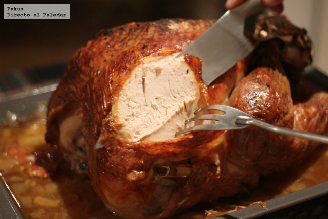 Cómo hacer pavo relleno asado