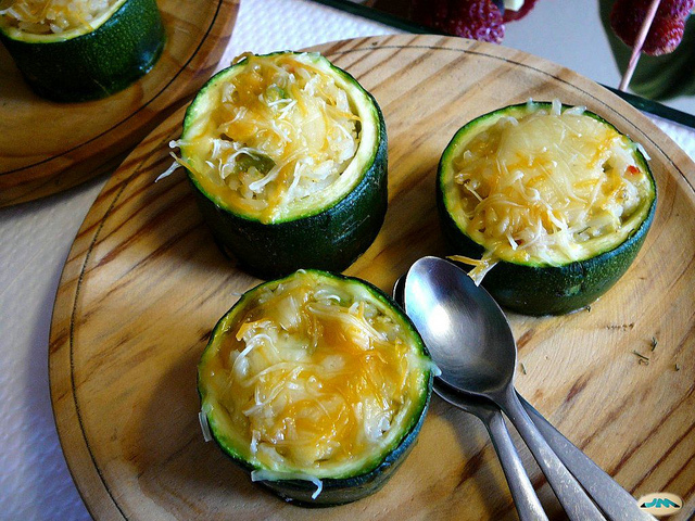 Cómo hacer zapallitos rellenos