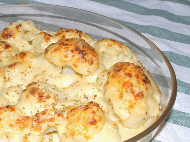  coliflor gratinada