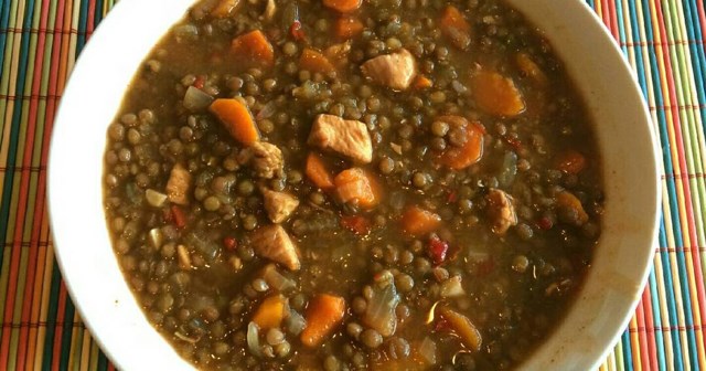 Lentejas con pollo