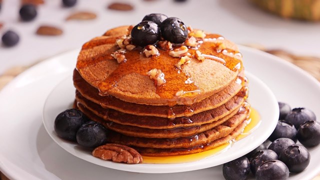 Receta: Tortitas de calabaza y avena.