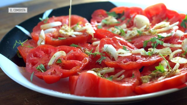 Diferentes recetas con tomate
