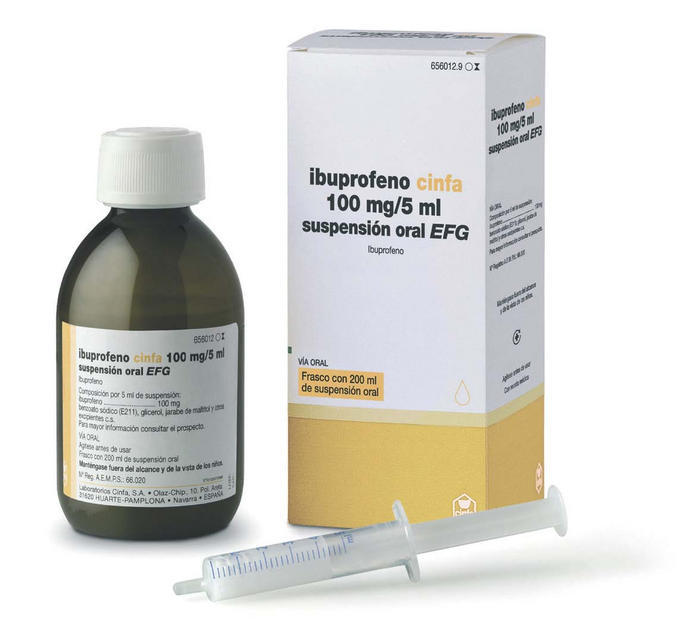 ibuprofeno suspensión oral
