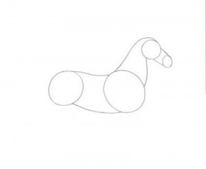 dibujar caballos por pasos