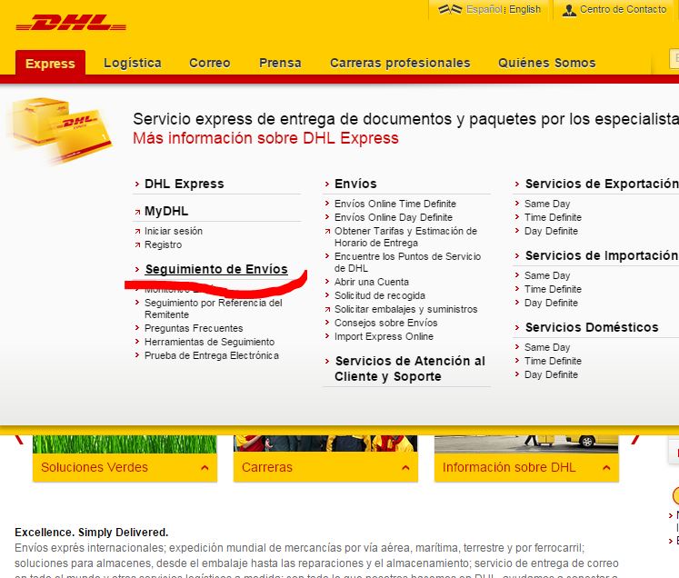 Cómo hacer seguimiento de DHL pasos Tecnología Doncomos com