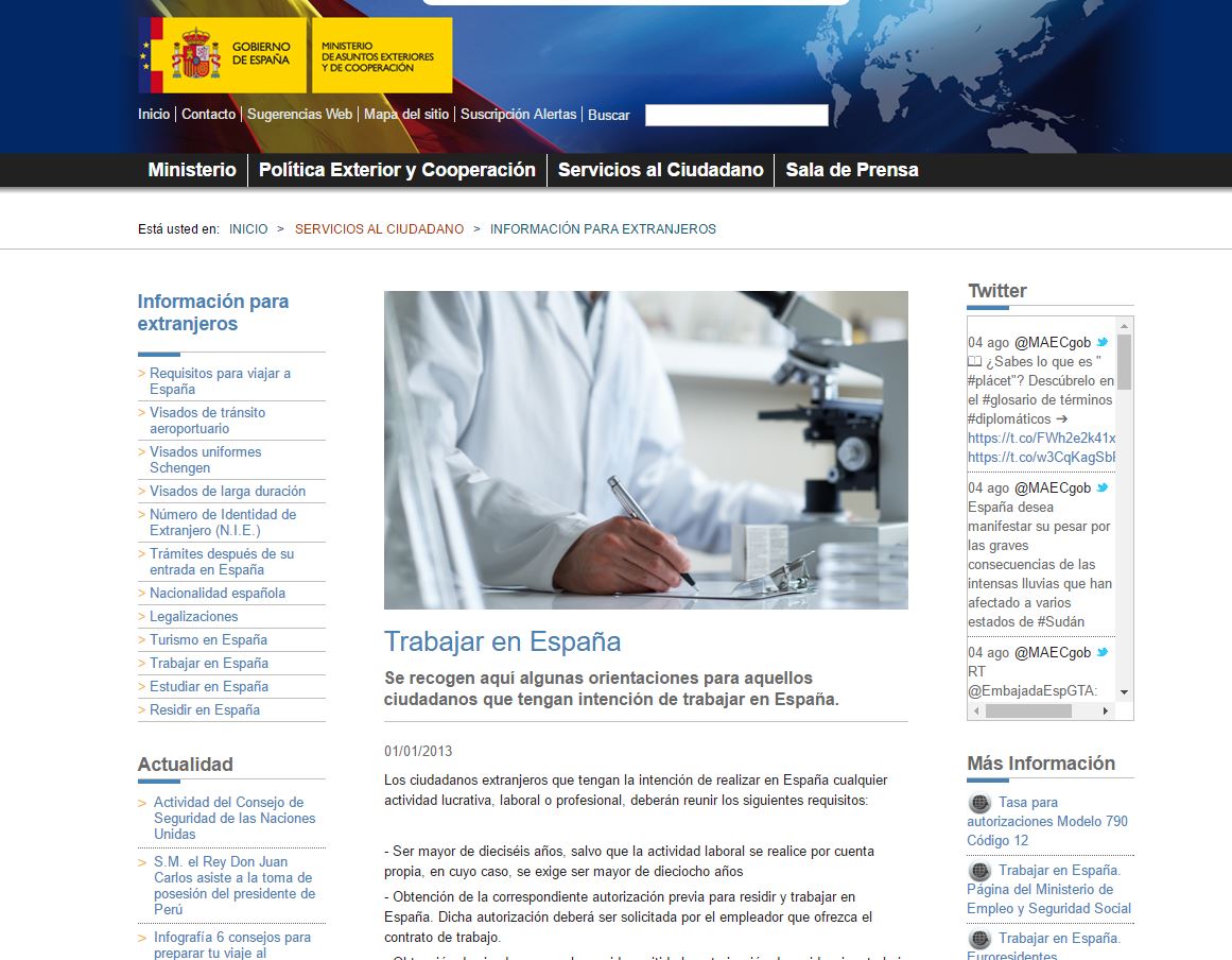 Cómo trabajar en España